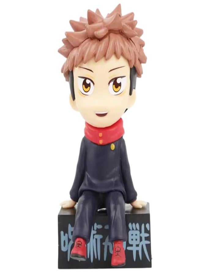 FUNFOB Jujutsu Kaisen Yuji Itadori Action Figure Height -10cm Collectible PVC Multicolour | Small Yuji On Box - Image 1